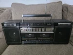 Vintage Sanyo M-W225 Am/fm Stereo Double Cassette Boombox Tested Working.... Fixed Price $99.99.
