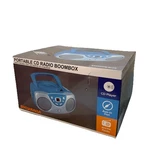 **new** Sylvania Portable Player Am Fm Radio Blue Retro Boombox SRCD243M. Fixed Price $44.99.