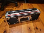 Toshiba RT-SF2 Tv Sound Radio Boombox Made Japan Tested Working No Cassette. Fixed Price $51.25.