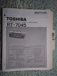 Toshiba RT-7045 Service Manual Original Repair Book Stereo Radio Boombox. Fixed Price $20.00.