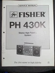 Fisher PH-430K Radio Service Manual. Fixed Price $24.99.