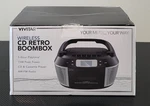 Vivitar Wireless Cd Retro Boombox Bluetooth Am/fm Radio Cassette Player. Fixed Price $73.32.