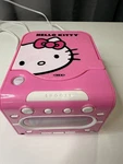 Hello Kitty KT2053A Am Fm Stereo Cd Player Dual Alarm Clock Radio Pink Sanrio. Fixed Price $59.99.