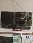 Koss Portable Am/fm Radio Compact Disc Cd Cassette Player System HG910A Boombox. Fixed Price $50.00.