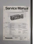 Panasonic RX-C50/ 3-PIECE Stereo Radio Cassette Recorder Service Manual D-5386. Fixed Price $64.95.