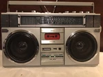 Lasonic TRC-918 Boombox Radio Recorder Gettho Blaster Cassette Player. Fixed Price $320.00.