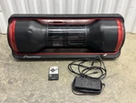 Pioneer STZ-D10Z-R Bluetooth Portable Music System Speaker Bass Boom Plug Remote. Fixed Price $106.79.
