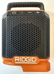Ridgid 18V Cordless Speaker With Bluetooth Technology Tool Only Model R84088B. Fixed Price $49.95.