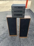 Rca RP8530CD Stereo Vintage 33 Inch Standing Speakers 2.0 Channel Wood Cabinet.. Fixed Price $100.00.