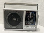 Vintage Soundesign Model 2444-A AM/FM/TV1/TV2/WEATHER Band Radio Works. Fixed Price $19.95.