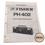 Fisher Ph 402 Service Manual Stereo High Fidelity System Factory Oem Guide. Fixed Price $29.00.