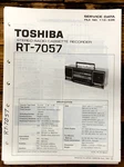 Toshiba RT-7057 Radio Cassette Service Manual *original*. Fixed Price $19.97.