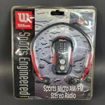 New Wilson Portable Micro Am/fm Stereo Radio W/earphones - Sports Engineered. Fixed Price $24.99.