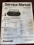 Panasonic RX-DS22 RXDS22 Service Manual From The Usa **original**. Fixed Price $11.99.