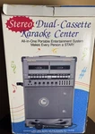 Radio Shack 32-1155 Karaoke Center Dual-cassette W/ Microphone *tested, Plays. Fixed Price $59.99.
