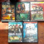Disney Pirates Of The Caribbean 5-MOVIE Dvd Lot Collector's Edition Tall Case. Fixed Price $40.00.