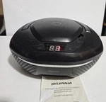 Sylvania Bluetooth Boombox Radio Am Fm SRCD202-DG-BT-EO Works. Fixed Price $18.62.