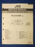 Jvc PC-X101 Bk Cd System Service Manual Factory Original The Real Thing. Fixed Price $13.54.