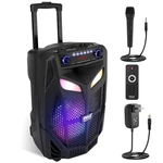 Portable Bluetooth Speaker 800W 12 Subwoofer Wireless Mic Wheels Pyle System. Fixed Price $209.99.