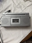Vintage Emerson Am Fm Radio And Cassette Player Spins. Fixed Price $20.00.
