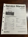 Quasar GXD550 Portable Stereo Cd Boombox Service Manual Oem Vintage Diagrams. Fixed Price $39.99.