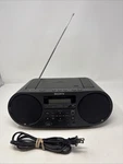 Sony ZS-RS60BT Bluetooth Boombox Black. Fixed Price $89.99.