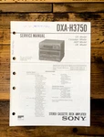 Sony DXA-H3750 Stereo Service Manual *original*. Fixed Price $19.97.