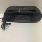 Vintage Rca Portable Am Fm Cassette Power Battery Back-up Model RP-77108. Fixed Price $19.99.