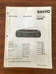 Sanyo W731 Boombox / Radio Cassette Service Manual *original* #1. Fixed Price $17.98.