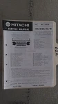 Hitachi TRK-W4H Hc Service Manual Original Repair Book Stereo Boombox Tape. Fixed Price $19.98.