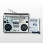 Hitachi TRK-8600 Stereo Boombox Cassette Radio Vintage 1981 Tested Japan. Fixed Price $1095.49.