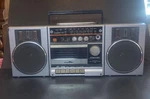 Toshiba RT-SX1 Boombox Silver Featured Say Anything John Cusack. Fixed Price $350.00.