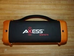 Axess SPBT1074 Portable Bluetooth Media Speaker W/ Fm Radio Rechargeable Battery. Fixed Price $29.00.