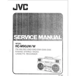 Jvc RC-M90JW/W Service Manual Boombox Tape Teck Band Radio 1981. Fixed Price $17.95.