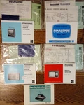 Panasonic Orignal Owner's Manuals, Clock, Radio, Cassette, Tape, 8 Track, Phono. Fixed Price $6.00.