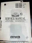 Aiwa CSD-TD66 U-s CSD-TD67 CSD-TD64 Repair Service Manual **original**. Fixed Price $24.99.