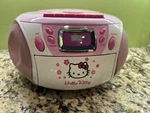 Hello Kitty Cd Cassette Am/fm Radio Player Boombox KT2028A Tested Working 2012. Fixed Price $129.50.
