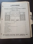 Mitsubishi Model TX-96 Service Manual Original Repair Book Double Cast Port Comp. Fixed Price $99.99.