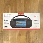 Aiwa AI7001-BLK Black Boombox Bluetooth Hdmi Dvd Cd Videogame Compatible. Fixed Price $99.99.