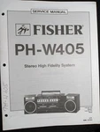 Fisher PH-W405 Radio Service Manual. Fixed Price $24.99.
