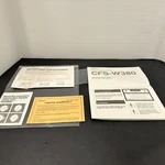 Sony CFS-W380 Radio Cassette-corder Instructions Manual + Warranty Inserts. Fixed Price $24.95.