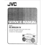 Jvc RC-M90JW/W Service Manual Boombox Tape Teck Band Radio 1981. Fixed Price $17.95.