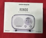 Crosley CR3039A- Retro Style Rondo Bluetooth Speaker White New. Fixed Price $18.95.