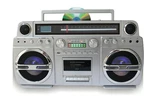 Techplay "monster S" 1980S-STYLE Portable Boombox/cd/cassette Am/fm, Rechargeabl. Fixed Price $229.95.