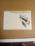 Sony Radio Cassette-corder CF-450 Owner's Instruction Manual. Fixed Price $25.00.