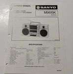 Sanyo. DEC/82. M9815K Stereo Radio Cassette Recorder Service Manual. Fixed Price $20.00.