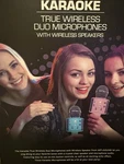 Art+sound Karaoke True Wireless Duo Microphones W/ Speakers Bluetooth. Fixed Price $19.99.