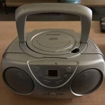 Sylvania Portable Player Stereo With Am/fm Radio Boombox SRCD243PL Clean. Fixed Price $49.99.