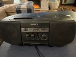 Sony Vintage Radio Cassette Recorder CDF-V10. Mega Bass. Boom Box Stereo. Fixed Price $25.00.
