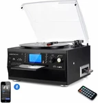 Bluetooth Record Player Turntable With Stereo Speaker, Lp Vinyl MP3 Converter. Fixed Price $99.99.